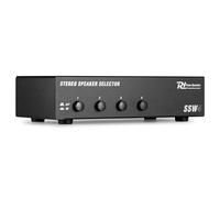 Power Dynamics SSW4 Commutateur Haut-Parleurs 4 Voies - 100 Watts Max par Canal, Fonctionne sans Alimentation, Idéal pour Diffuser Une Ambiance Sonore dans Les Bars, Restaurants, Bureaux