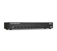 Power Dynamics SSW8 Commutateur Haut-Parleurs 8 Voies - 100 Watts Max par Canal, Rack 19'', Fonctionne sans Alimentation, Idéal pour Diffuser une Ambiance Sonore dans les Bars, Restaurants, Bureaux