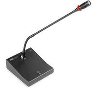 TM370 - Microphone de table - Noir, Micro conférence XLR, Volume réglable, Corps métallique robuste