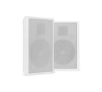 Power Dynamics – Paire d'enceintes murales plates WSF30W 100V 2 voies 10W RMS Blanc
