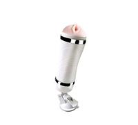 Power Escorts - BR27 - Bison Power - Vibrating Pussy Masturbator - Suction Cup - 7-Speed - 28 CM / 11 Inch - Black