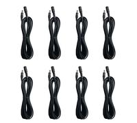 Power Extension Cord, 8 Pack 2.1mm x 5.5mm DC 12V Power Supply Adapter Extension Cable 5ft for IP Security Surveillance Cameras, LED Strip Lights, DVR, NVR, Router
