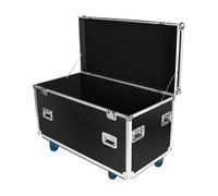 Power flights FT LXX MK2 - Noir - Flight case utilitaire multi-usages - Roues et coupelles - Fermetures papillon - Coins métal - Structure multiplis