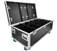 Power Flights FT Truck 120 - Flight case utilitaire à roulettes - Compartiments modulables - Systèmes de fermeture papillon - Dimensions intérieures 1165 x 555 x 420 mm