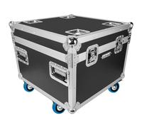 Power Flights FT Truck 60 - Flight case utilitaire à roulettes - Compartiments modulables - Renforts métal et aluminium - Dimensions extérieures 585 x 585 x 420 mm