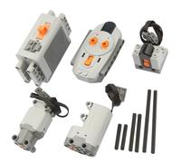Power Functions Kit de moteurs avec moteur L, télécommande, récepteur, boîte à piles, moteur servo, arbre croisé, accessoires de modification de puissance