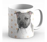 power gift AMERICAN STAFF/AMSTAFF (B) Tasse A Café Ou Pour Le The. Tasses Avec Motif De Chien et Chat. Votre Animal Prefrere - Parfait Pour Les Amouraux de Animaux. Mug En Céramique.