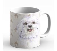 power gift BICHON MALTAIS - Tasse A Café Ou Pour Le The. Tasses Avec Motif De Chien et Chat. Votre Animal Prefrere - Parfait Pour Les Amouraux de Animaux. Mug En Céramique.