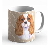 power gift CAVALIER KING CHARLES (A) - Tasse A Café Ou Pour Le The. Tasses Avec Motif De Chien et Chat. Votre Animal Prefrere - Parfait Pour Les Amouraux de Animaux. Mug En Céramique.