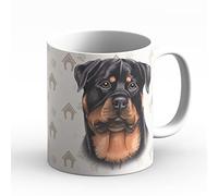 power gift ROTTWEILER - Tasse A Café Ou Pour Le The. Tasses Avec Motif De Chien et Chat. Votre Animal Prefrere -Parfait Pour Les Amoureux des Animaux. Mug En Céramique.