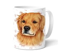 power gift Tasse Mug, design chien GOLDEN RETRIEVER Humour Animal de compagnie message, Texte humoristique. Tasse café ou thé. Mug de Noel et pour un anniversaire. Idée cadeau originale