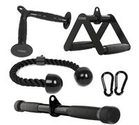 POWER GUIDANCE Attache de tirage pour triceps, accessoires de machine à câble pour salle de sport à domicile, attache de tirage LAT pour poids et fitness