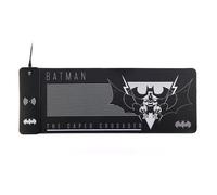 Power Idolz Tapis de Jeu DC Comics Batman XL RGB avec Chargeur sans Fil 15W | LED Personnalisables, antidérapant, résistant aux éclaboussures