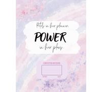 Power in Her Plans: A Floral Composition Notebook for School & Writing | 110 Wide Ruled Pages
