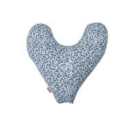 POWER INN Coussin de poitrine Hope env. 32x34 cm | Coussin en forme de cœur pour soulager la douleur après une mastectomie | Coussin doux pour le bras ou l'aisselle | 100 % coton (Gris clair)