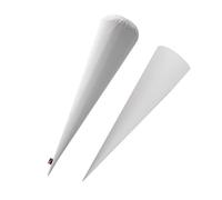 POWER INN Coussin de sac d'écolier + ébauches en carton assorties | Coussin intérieur pour la rentrée des classes | Coussin de remplissage pour le sac d'école | (2, 70 cm + blanc), Blanc., 35