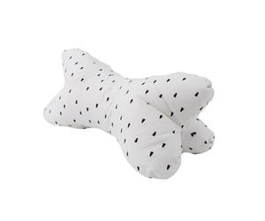 POWER INN Grand coussin de lecture env. 44 x 23 cm, coussin cervical comme support pour livres et coussin de lecture, lavable en machine à 60°C, en tissu design de haute qualité, 100 % coton, (44 x 23