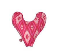 POWER INN Hope Coussin de poitrine, environ 32 x 34 cm, coussin en forme de cœur, pour soulager la douleur après une mastectomie - Coussin doux pour avant-bras ou aisselles - 100 % coton - Rouge