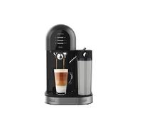 Cecotec Cafetière Semiautomatique Power Instant-ccino 20 Chic Serie Nera. 1470 W, Café moulu et capsules, 20 Bars, Réservoir à lait de 0,7L, Réservoir d'eau 1,7L