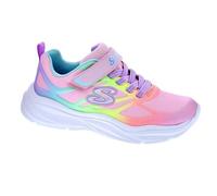 Skechers Baskets basses Power Jams Fille à scratch Rose clair multi Taille 27
