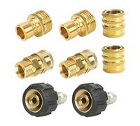 Power Jeett Pivotant, Adaptateur rapide en métal Raccord haute pression | Accessoire avancé de flux d'eau Unité de module de rotation Performance pour raccord universel de buse de tuyau