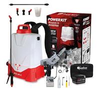 Power Kit KVS5700 + Pegasus 15 Tronçonneuse électrique à batterie 21,6 V 800 W Ø80 mm + pulvérisateur électrique 15 l, nouvelle batterie 25 V compatible, usage professionnel agricole et jardinage