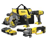 Stanley Set d'outils sans fil SFMCK469M2-QW FatMax V20 18V 2x4,0 Ah sac