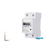 Power kWh Meter 2P Smart Circuit Earth Leakage Over Voltage Protector Relay Device AUOQKQUT