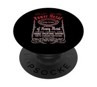 Power Metal Thrash Death Metal Guitare Heavy Metal Core PopSockets PopGrip Adhésif