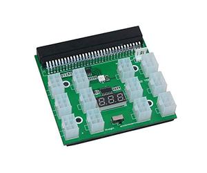 Power Module Breakout Board 6 Pin Power Cables for 1200W 750W PSU GPU Mining Ethereum ETH