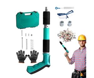 Power Nail For Carpentry, Concrete Wall Fastening Nailer with Stapler, Comprehensive Nailer Kits With Nails For Home Renovation, Furniture Repair And Wall Projects