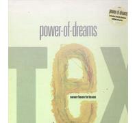 Power of Dreams - NEVER BEEN TO TEXAS 12" SINGLE UK POLYDOR 1990 4 TRACK LIMITED NUMBERED SLEEVE WITH ART PRINT (PZP93) PIC SLEEVE