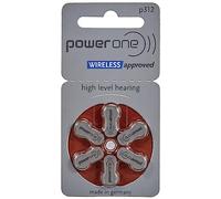 Power One Zinc p312 pile pour prothèse auditive, 60 pcs pack