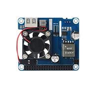 Power Over Ethernet Hat (Type C) for Raspberry Pi 3B+/4B, 802.3af/at Compliant Power-Sourcing Equipment Required High Power 12V 2A& 5V 4A