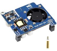 Power Over Ethernet (PoE) Hat for Raspberry Pi 4B/3B+,802.3af-Compliant,5V 2.5A DC Output,Built-in PoE Hat Cooling Fan,Compatible with Official Raspberry Pi 4B/3B+ Case