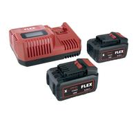 Power 55 R Pack (chargeur + 2 batteries 5,0 Ah 18V)
