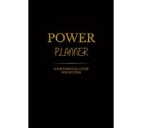 Power Planner - Undated Glossy Hardcover Premium Colour 12-Month Weekly Planner | Vision Board, Goal Setting, Habit Tracker, Budget Templates, Gratitude & Reflection - Life Planner for Women & Men