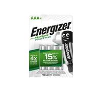 Energizer Recharge Power Plus (4 pcs, AAA, 700 mAh, Batterie), Batterie + chargeur