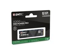 Emtec SSD interne Power Pro X300 512 Go M.2 2280 PCIe 3.0 x4 (NVMe)