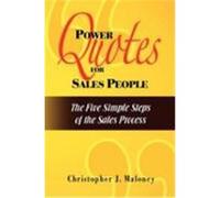 Power Quotes for Sales People Maloney, Christopher J. (Auteur)