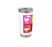 Power Ranger Multi Square Gobelet isotherme en acier inoxydable double paroi