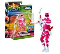 Power Rangers - Auto-Morphin, Figurine articulée 2-en-1, 15 cm, Ranger Rose - Kim, pour Les Enfants dès 4 Ans, PWG075