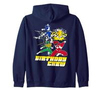 Power Rangers Birthday Crew Go Go Sweat à Capuche