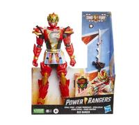 Power Rangers Dino Fury, Ranger Rouge Attaque tournoyante, figurine électronique de 30 cm, 2 accessoires, dès 4 ans