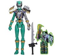 Power Rangers Dino Fury Ranger Vert Armure Cosmic, Figurine de 15 cm, Super Cadeau pour Enfants