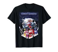 Power Rangers Fade Portrait Megazord Poster T-Shirt