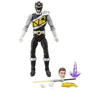 Power Rangers Hasbro Lightning Collection Figurine Dino Charge Ranger Noir de qualité supérieure à Collectionner avec Accessoires 15 cm