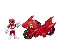 Power Rangers Heroes Shark Cycle & Red Ranger Ensemble de mini figurines
