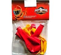 Power Rangers - imprimé - Ballons "Mystic Force", latex pack de 8 SG33645 (taille unique) (rouge/jaune)