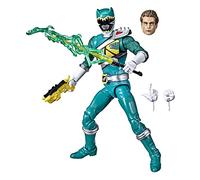 Power Rangers Lightning Collection Dino Charge Green Ranger - 15,2 cm - Jouet à Collectionner avec Accessoires - À partir de 4 Ans RXZER23 Cranberry